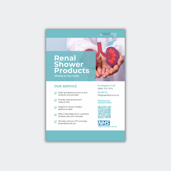 Renal Shower Leaflet with Drug Tariff Cost for Nurses